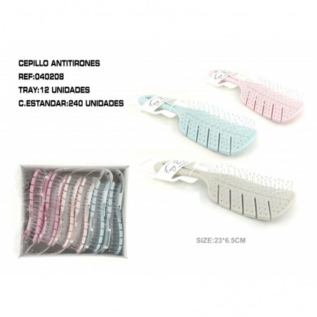 CEPILLO ANTIENREDOS 23*6.5CM 12/U
