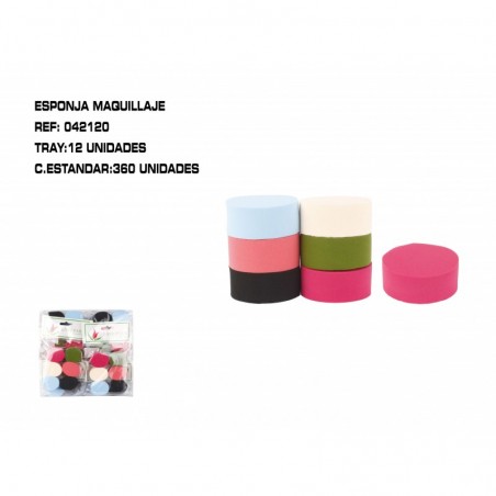 PACK6 ESPONJAS DE MAQ. OVALADA 12/U