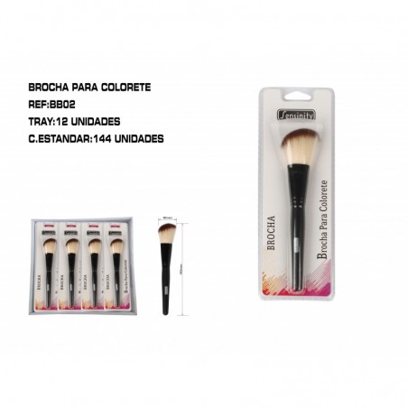 BROCHA BISELADA PARA COLORETE 12/U 144/U