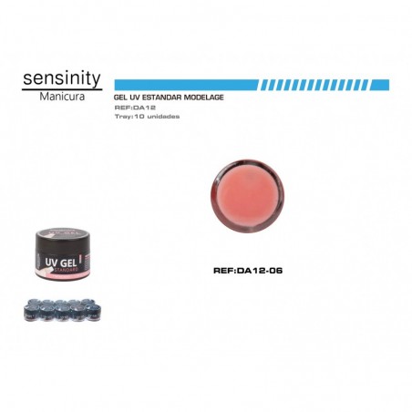 GEL UV COLOR ROSA MODELAGE STANDAR 15ML