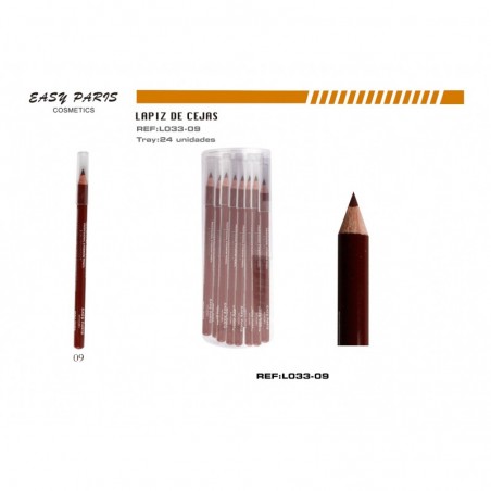 LAPIZ DE CEJAS MARRON BURDEO MINA DURA 24/U