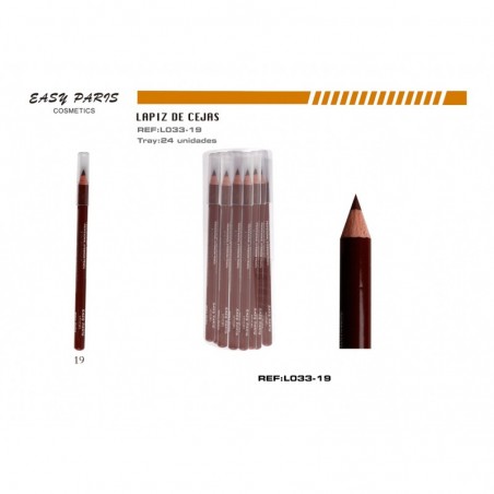 LAPIZ DE CEJAS MARRON BURDEO OSCUR MINA DURA 24/U