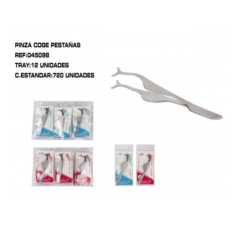 PINZA COGE PESTAÑA 12/U 720/C
