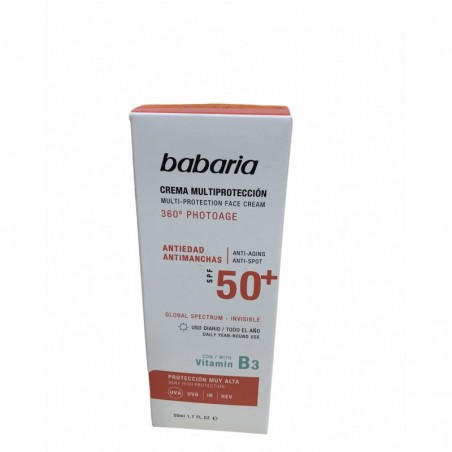 CREMAMULTIPROTECCION SPF 50+ BABARIA 50ML