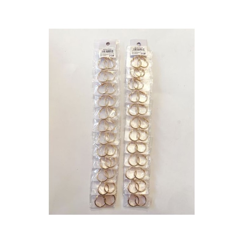 PEND.AROS GOLD 2CM 12/P NS