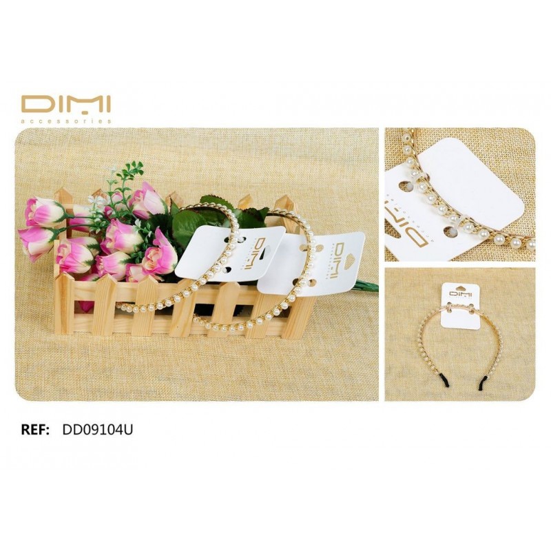 DIADEMAS C/PERLAS DD09104U DM