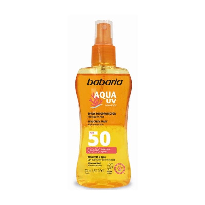 AQUA UV F50 RESISTENTE AL AGUA 200ML BABARIA