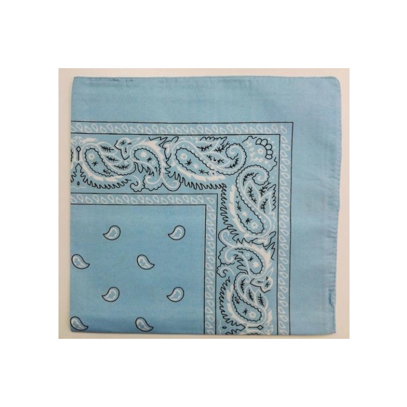 PAÑUELO 55x55 AZUL CLARO 12/U N.B