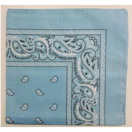 PAÑUELO 55x55 AZUL CLARO 12/U N.B