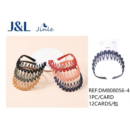 DIADEMA 3.5CM SURT. 12/U DM808056-4