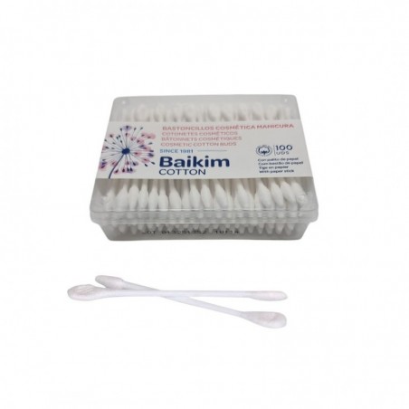BAIKIM 100 BASTONCILLOS COSMETICA-MANICURA 6/U