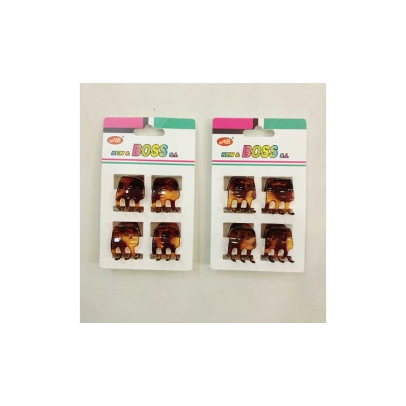PINZA DE PELO 1.8CM CAREY 12/U N.B