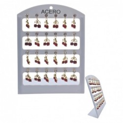 PEND.ACERO CEREZAS 12/P ED-076