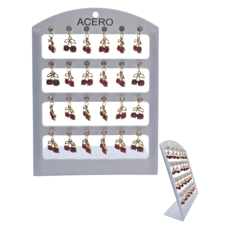 PEND.ACERO CEREZAS 12/P ED-076