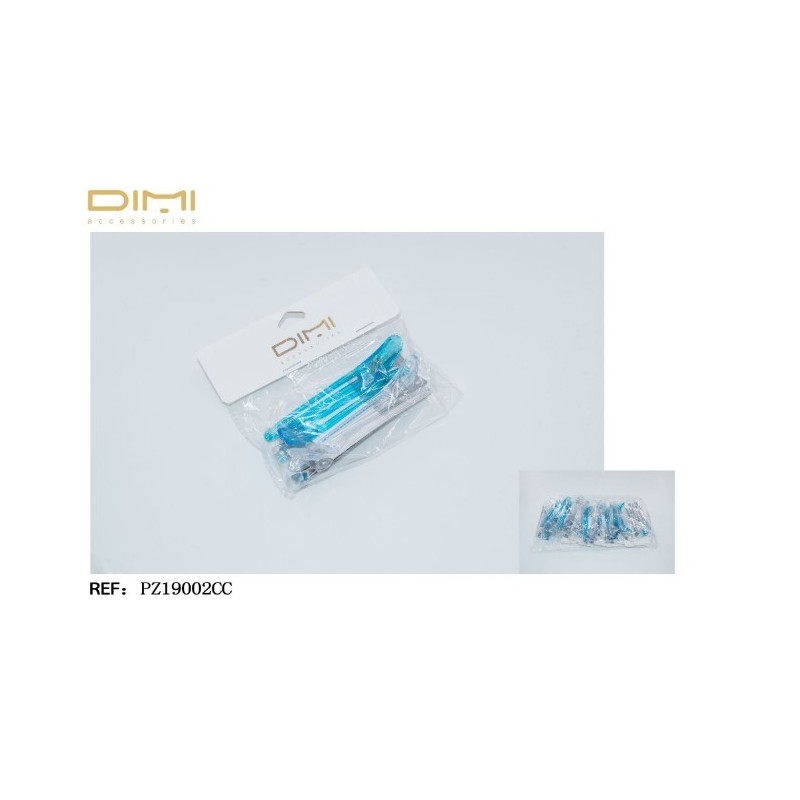 PACK 4 PINZAS PELUQUERA 12/U PZ19002CC DM