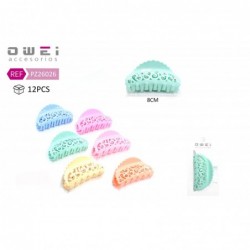 PINZA DE PELO 8.5CM 12/U...