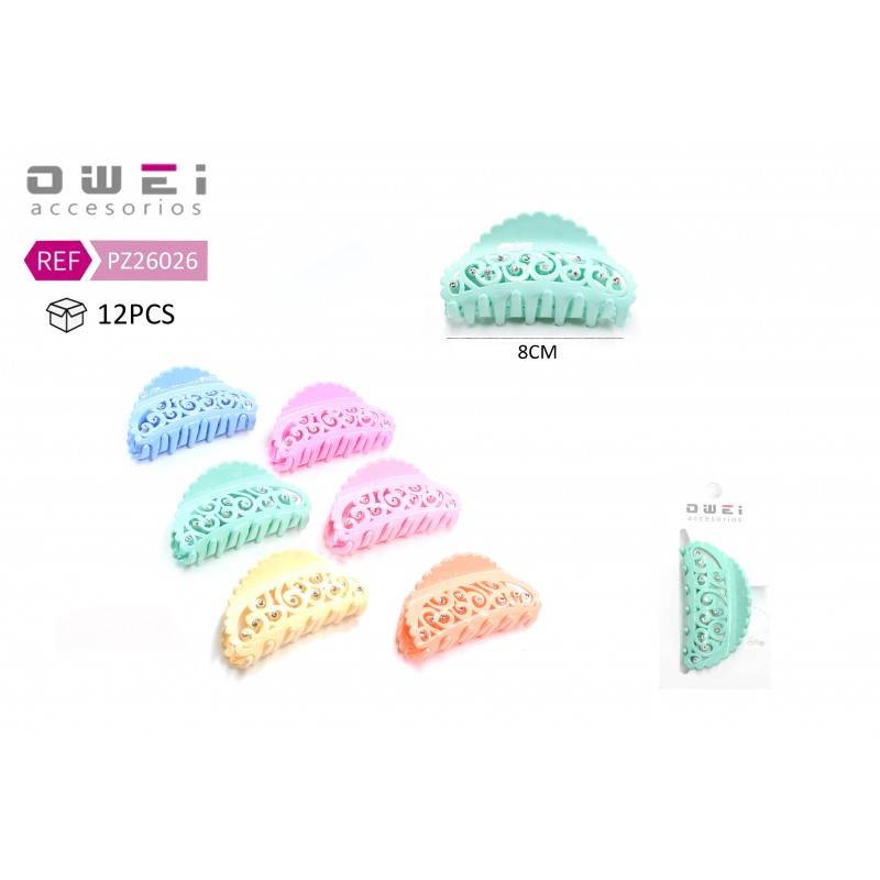PINZA DE PELO 8.5CM 12/U PZ26026