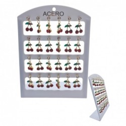 PEND.ACERO CEREZAS 12/P ED-078