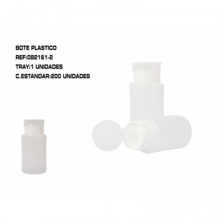 BOTE DE PLASTICO A PRESION