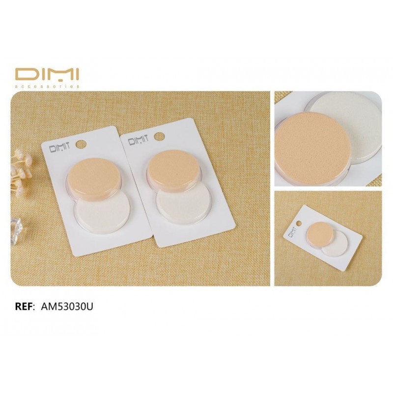 PACK2 ESPONJAS DE MAQUILLAJE 12/U AM53030U