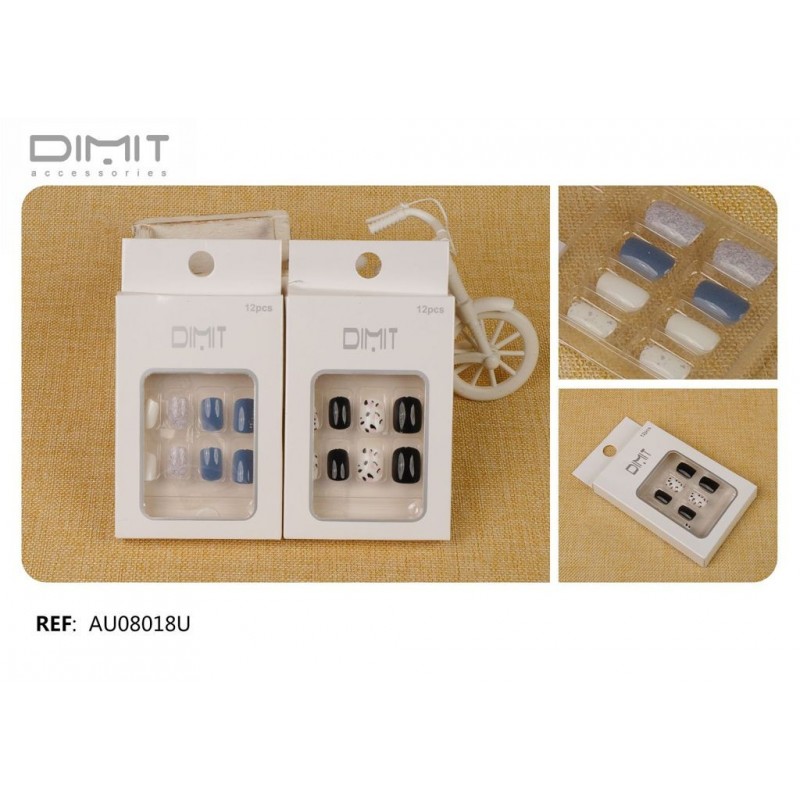 UÑAS POSTIZAS 12/U AU08018U