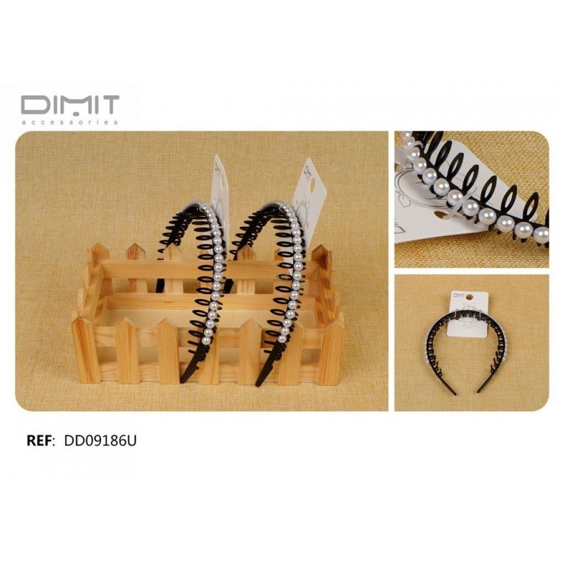 DIADEMA C/PERLAS 12/U DD09186U