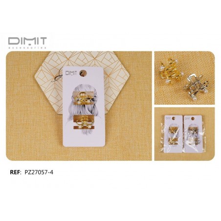 PACK2 MINI PINZAS LAZO METAL 12/U PZ27057-4