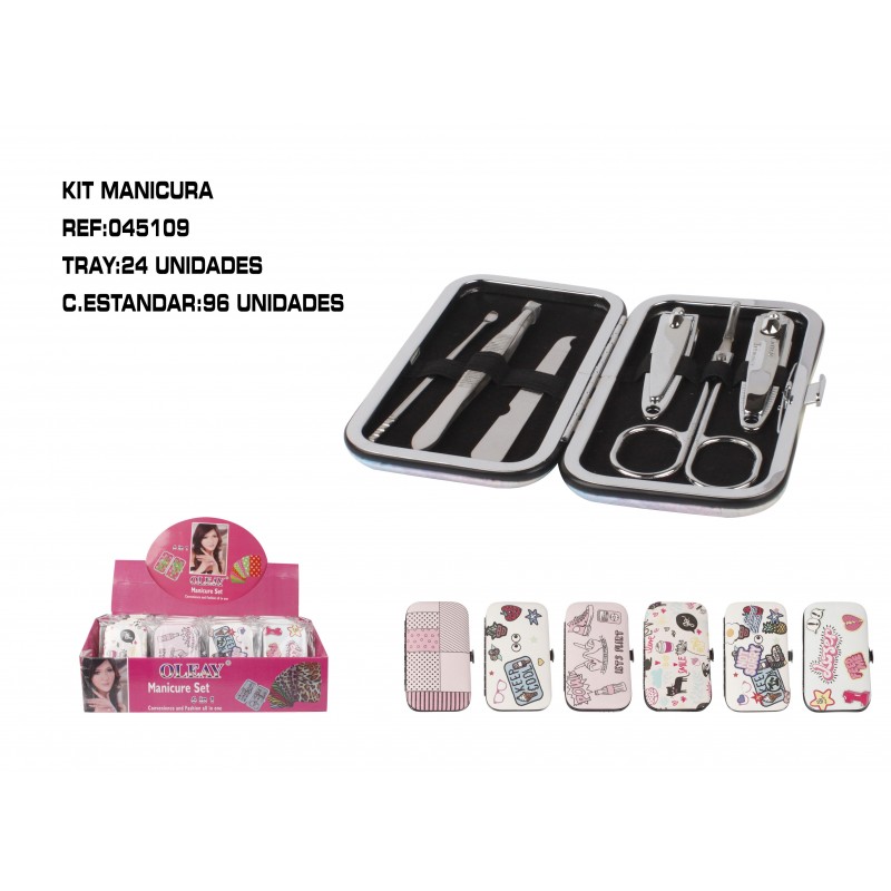 JUEGO DE MANICURAS 4 MODELOS 24/U