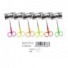 TIJERA COLORES FLUOR 12/U