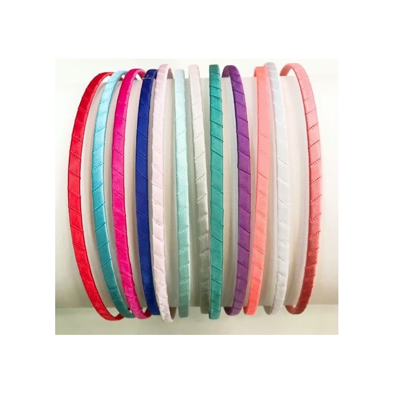 DIADEMA METAL 4MM C/FORRO 24/U N.B