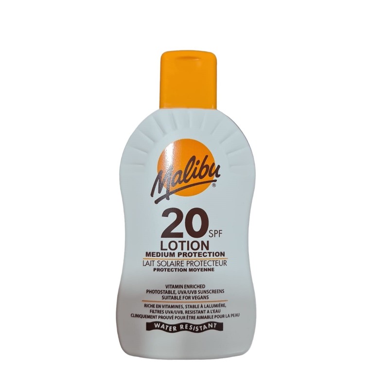 MALIBU LOCION SOLAR F20 200ML