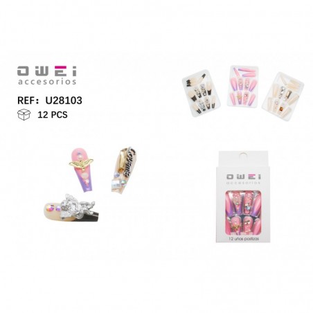 UÑAS POSTIZAS 12/U U28103 OW
