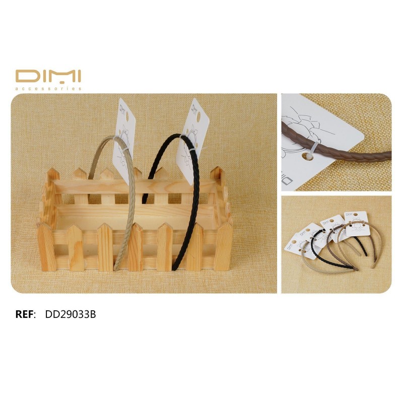 DIADEMA 0.8CM 12/U DD29033B