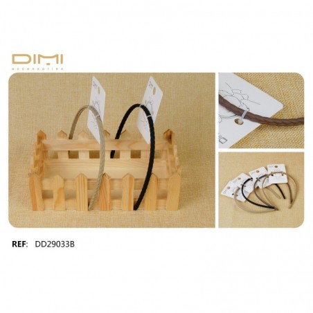 DIADEMA 0.8CM 12/U DD29033B