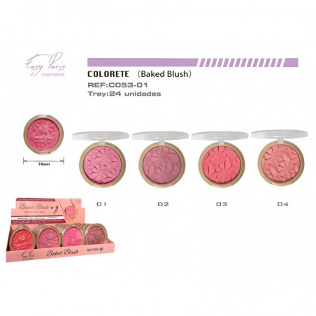 COLORETE BAKED BLUSH 24/U
