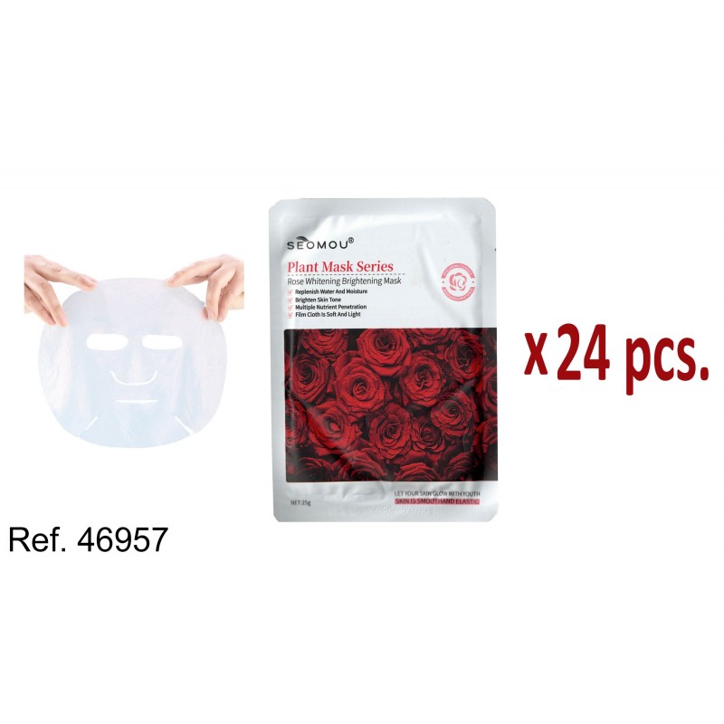 MASCARA FACIAL ROSAS 24/U 46957