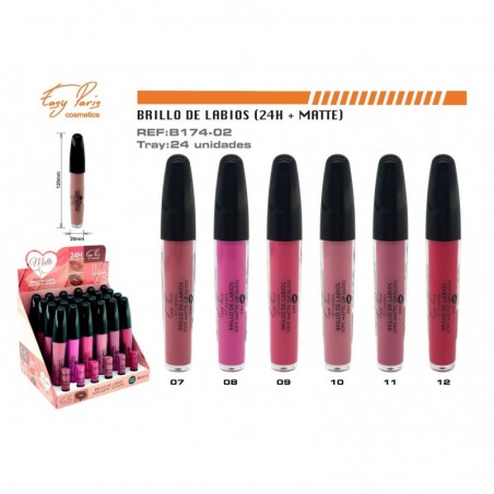 LIP GLOSS 24H MATTE. 24/U