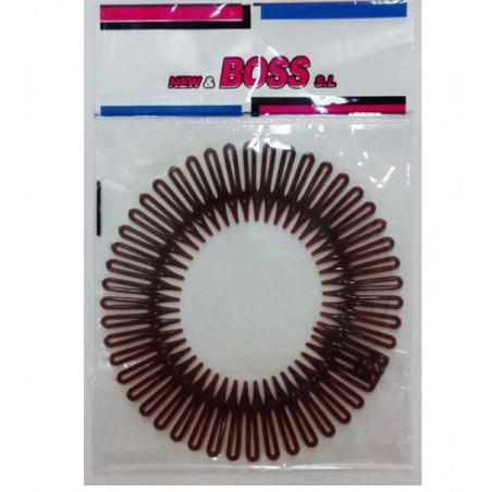 PEINETA ZIG ZAG MARRON 24/U  N.B.