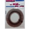 PEINETA ZIG ZAG MARRON 24/U  N.B.