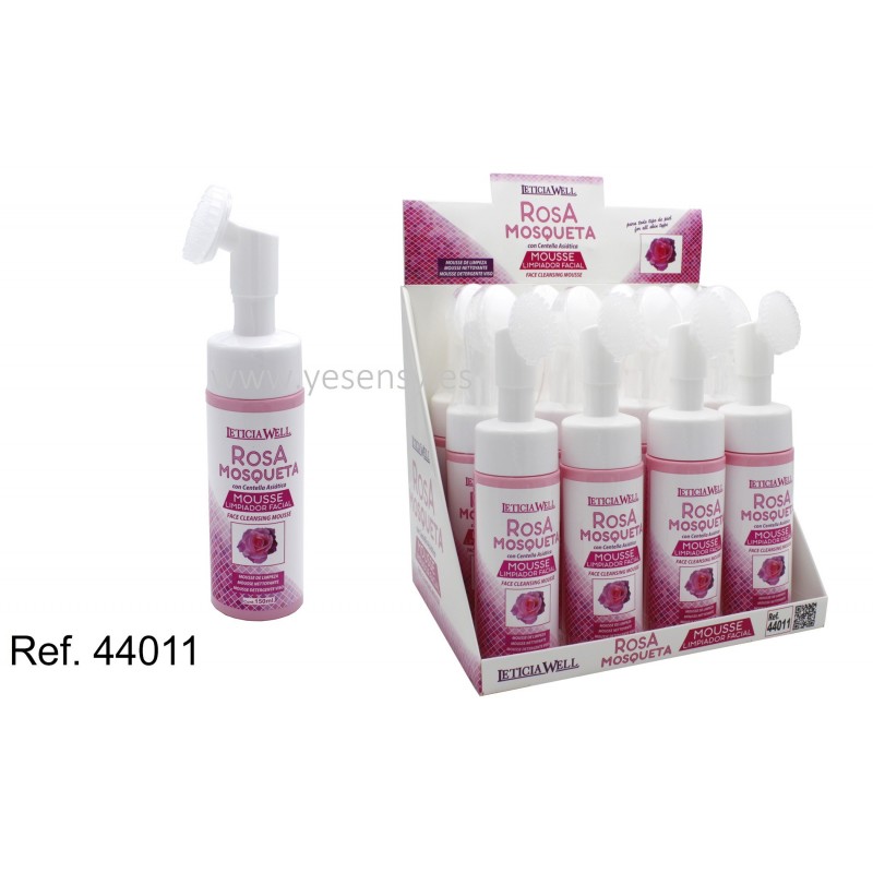 MOUSSE LIMPIADOR FACIAL ROSA MOS. 12/U 44011