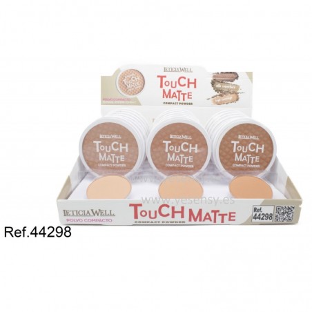 POLVO COMPACTO TOUCH MATTE 18/U 44298 L.W