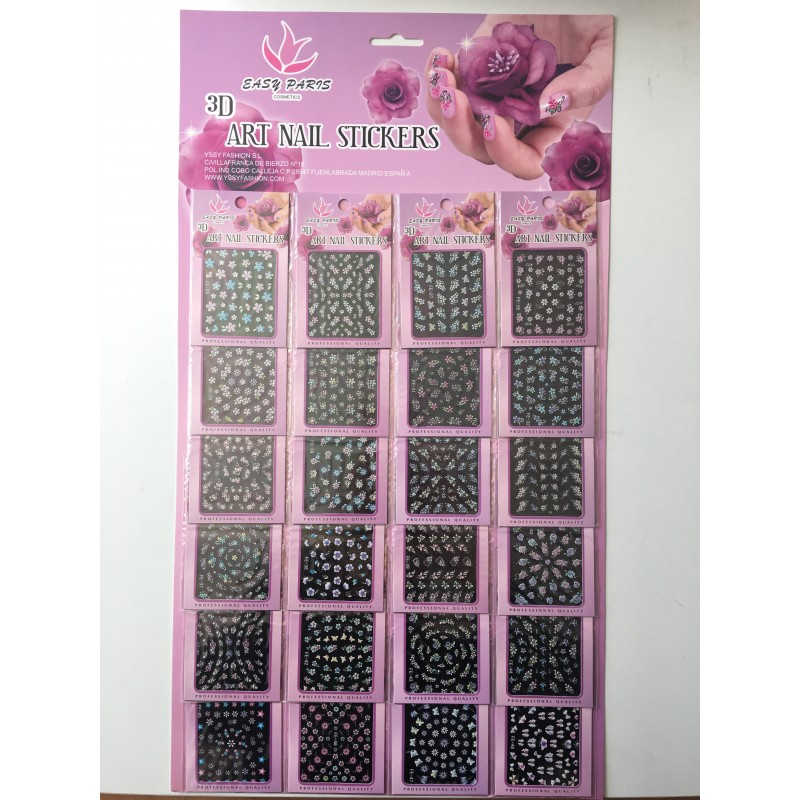 PEGATINAS DE UÑAS 24/U