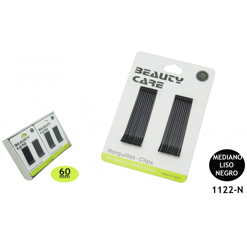 CLIP 6CM M.LISO NEG.24/U 1122N HER.