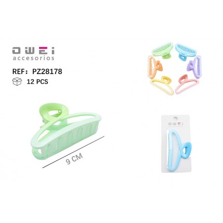 PINZA DE PELO 9CM SURT. 12/U PZ28178 OW