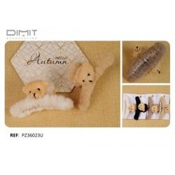 PINZA DE PELO OSITO 12/U...
