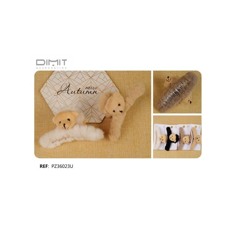 PINZA DE PELO OSITO 12/U PZ36023U