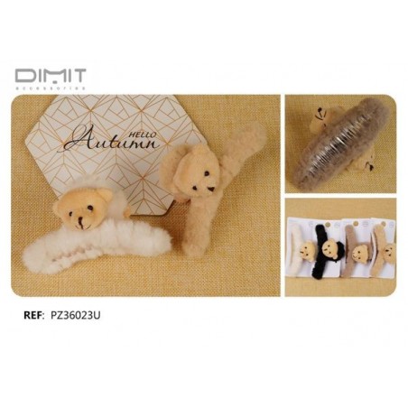 PINZA DE PELO OSITO 12/U PZ36023U