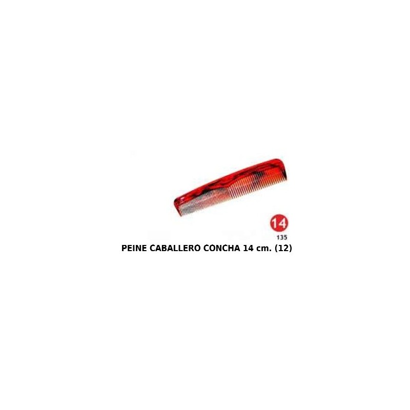 PEINE CABALLERO CN. 14CM 12/U 135