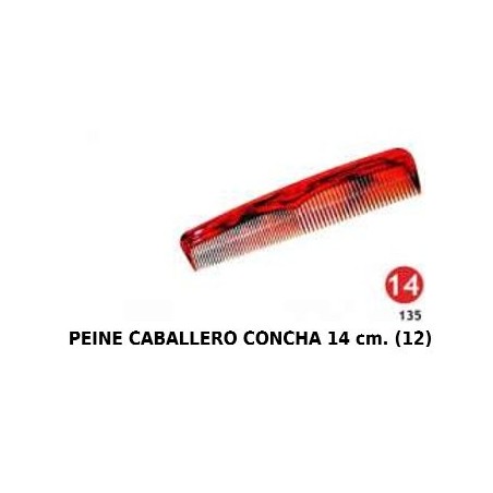 PEINE CABALLERO CN. 14CM 12/U 135