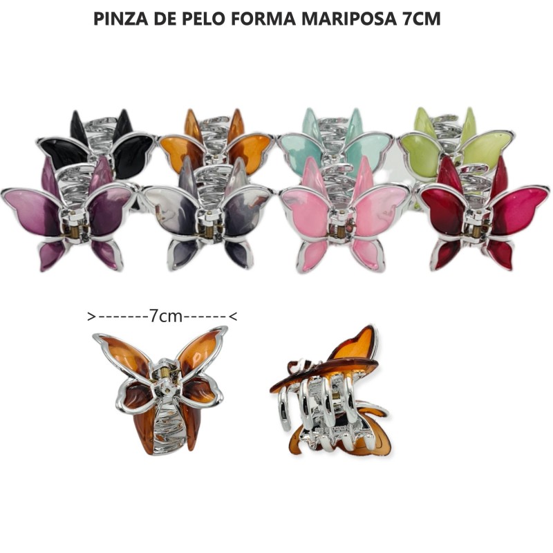 PINZA DE PELO  MARIPOSA 12/U